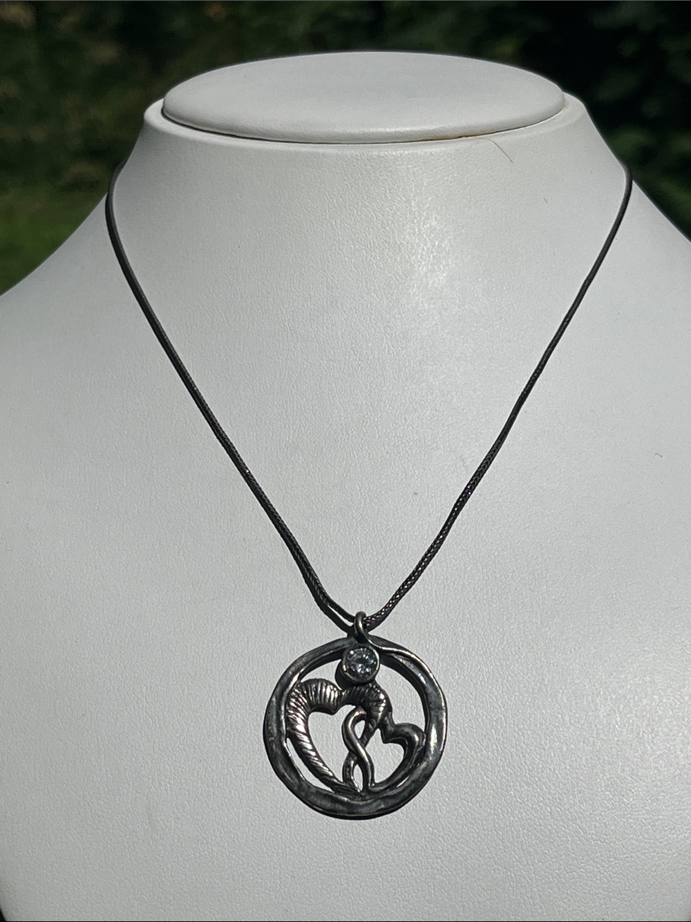 Sterling Silver Heart Pendant Necklace